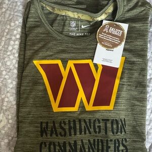 Boys (XL) Nike dry fit Washington Commandees tee